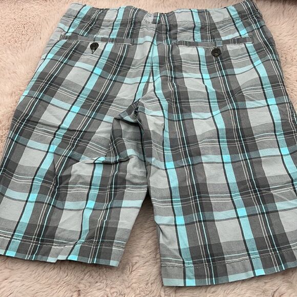 Arizona Jean co plaid Bermuda shorts size 16 reg - Picture 3 of 4